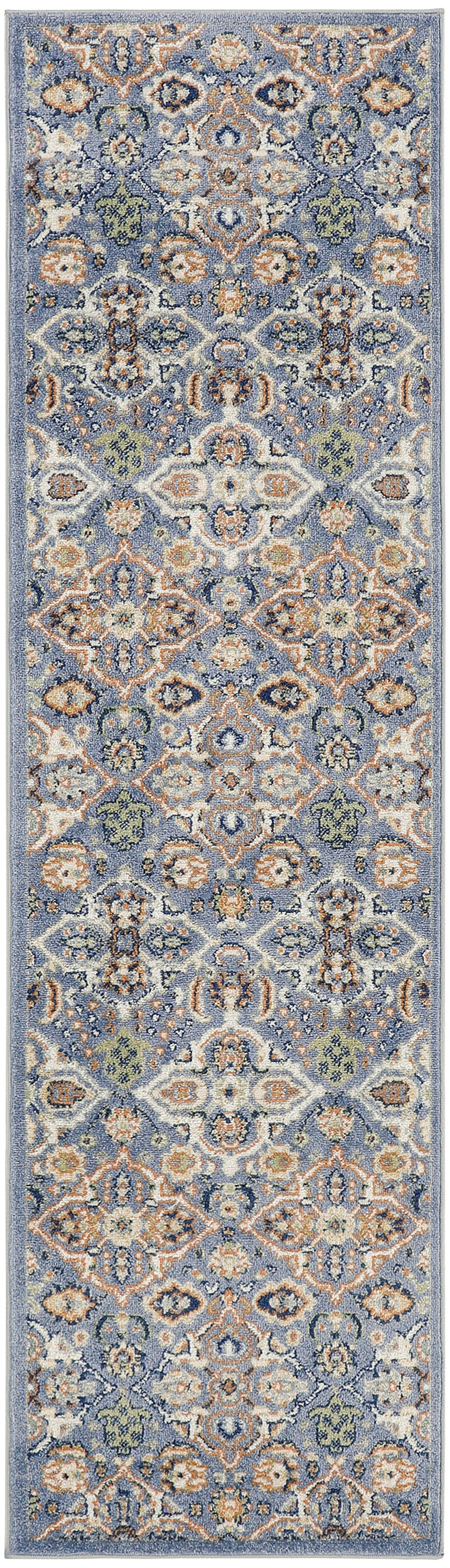 Nourison Home Allur ALR03 Light Blue Transitional Power-loomed Rug