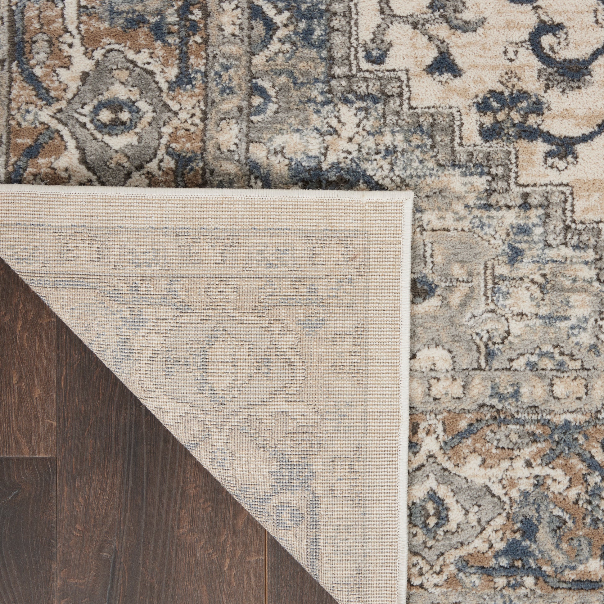 Nourison Home Quarry  Ivory Grey  Transitional
