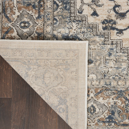 Nourison Home Quarry  Ivory Grey  Transitional