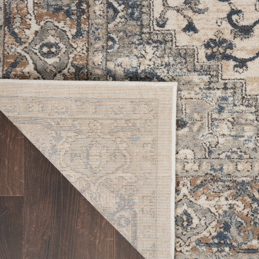 Nourison Home Quarry  Ivory Grey  Transitional