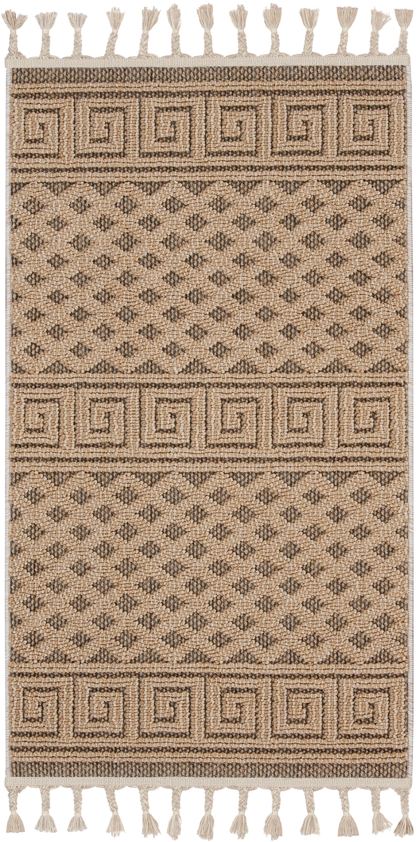 Nourison Home Paxton PAX05 Mocha Contemporary Power-loomed Rug