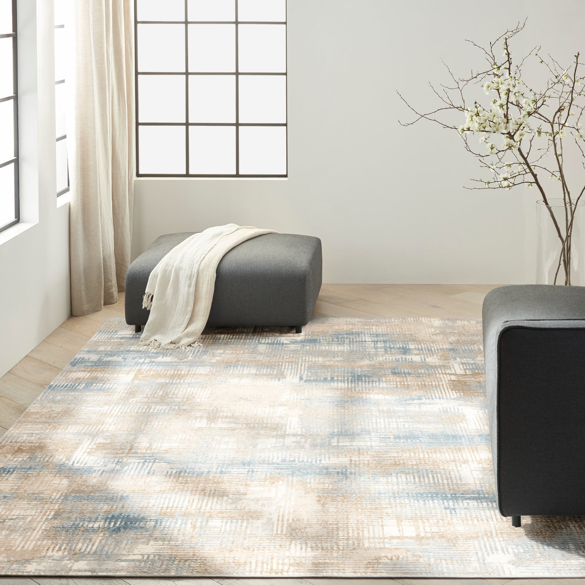 Calvin Klein CK950 Rush  Blue Beige  Contemporary