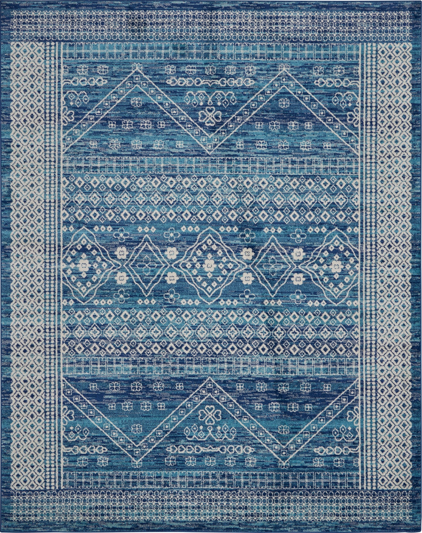 Nourison Home Passion PSN27 Navy Blue Transitional Power-loomed Rugs