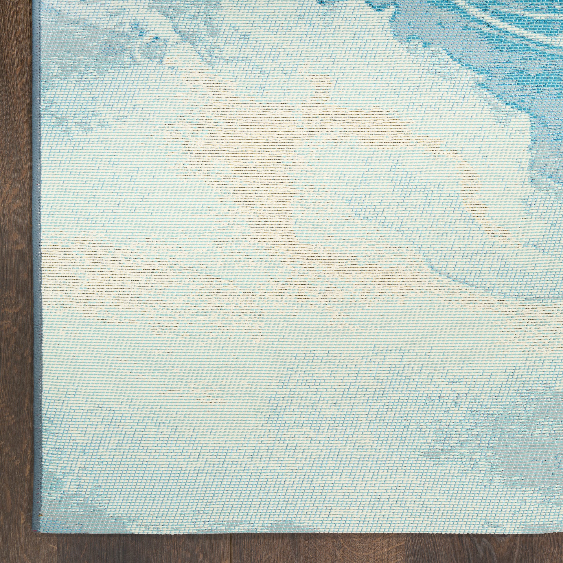 Nourison Home Color Splash  Ivory Blue  Contemporary