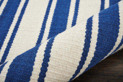 Nourison Home Rio Vista  Ivory Navy  Contemporary