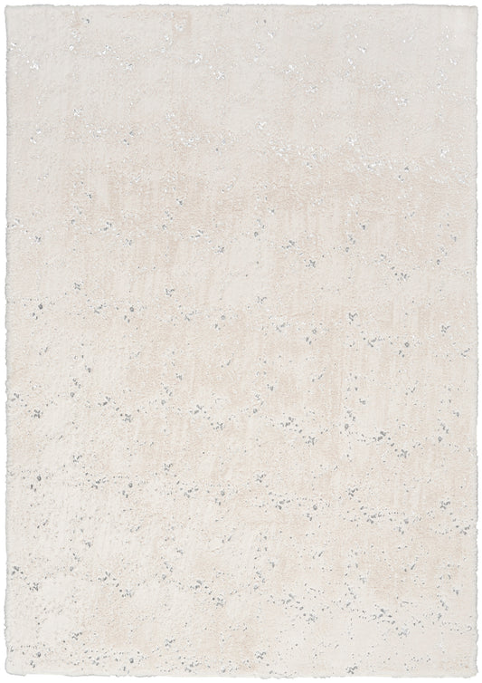 Nourison Home Cozy Shimmer  Ivory Silver  Contemporary