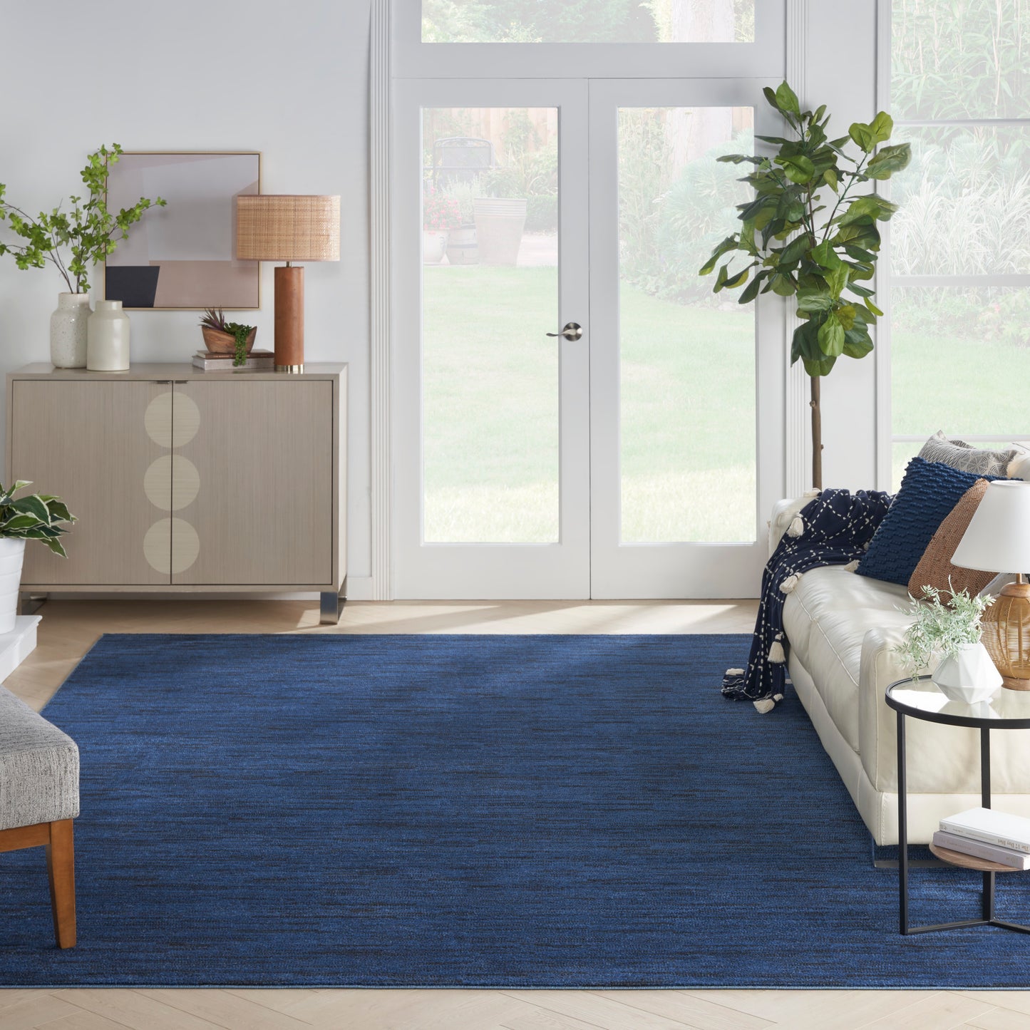 Nourison Home Nourison Essentials  Midnight Blue  Contemporary