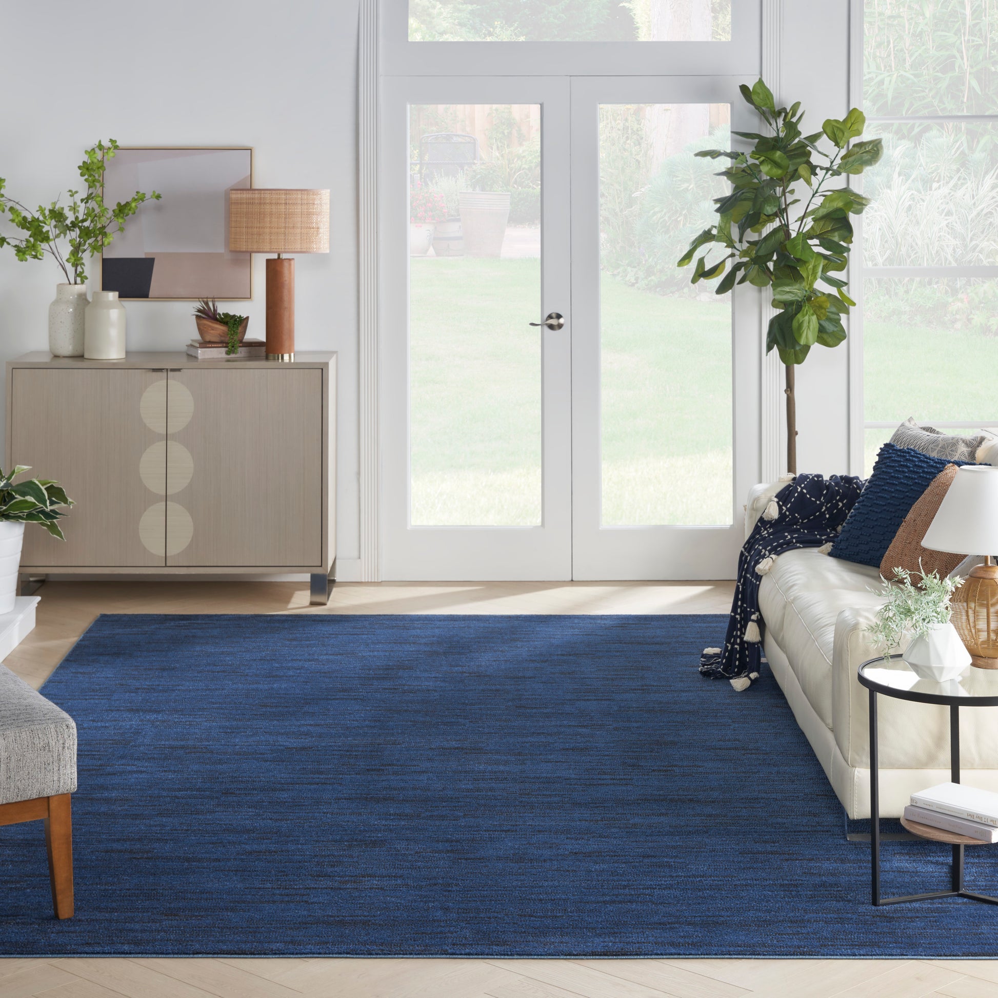 Nourison Home Nourison Essentials  Midnight Blue  Contemporary