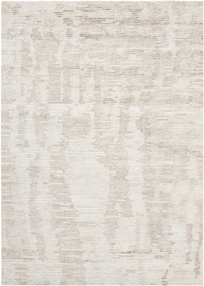 Nourison Home Ellora ELL01 Ivory Grey Contemporary Knotted Rug