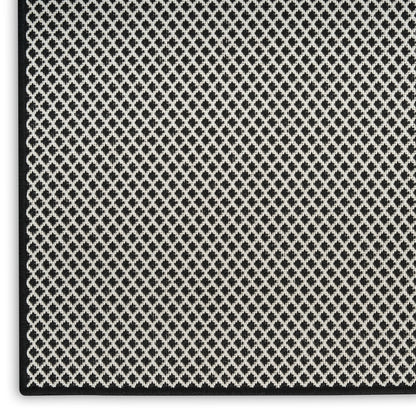 Nourison Home Courtyard  Black White  Contemporary
