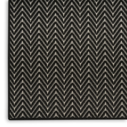 Nourison Home Horizon Indoor/Outdoor  Black  Contemporary