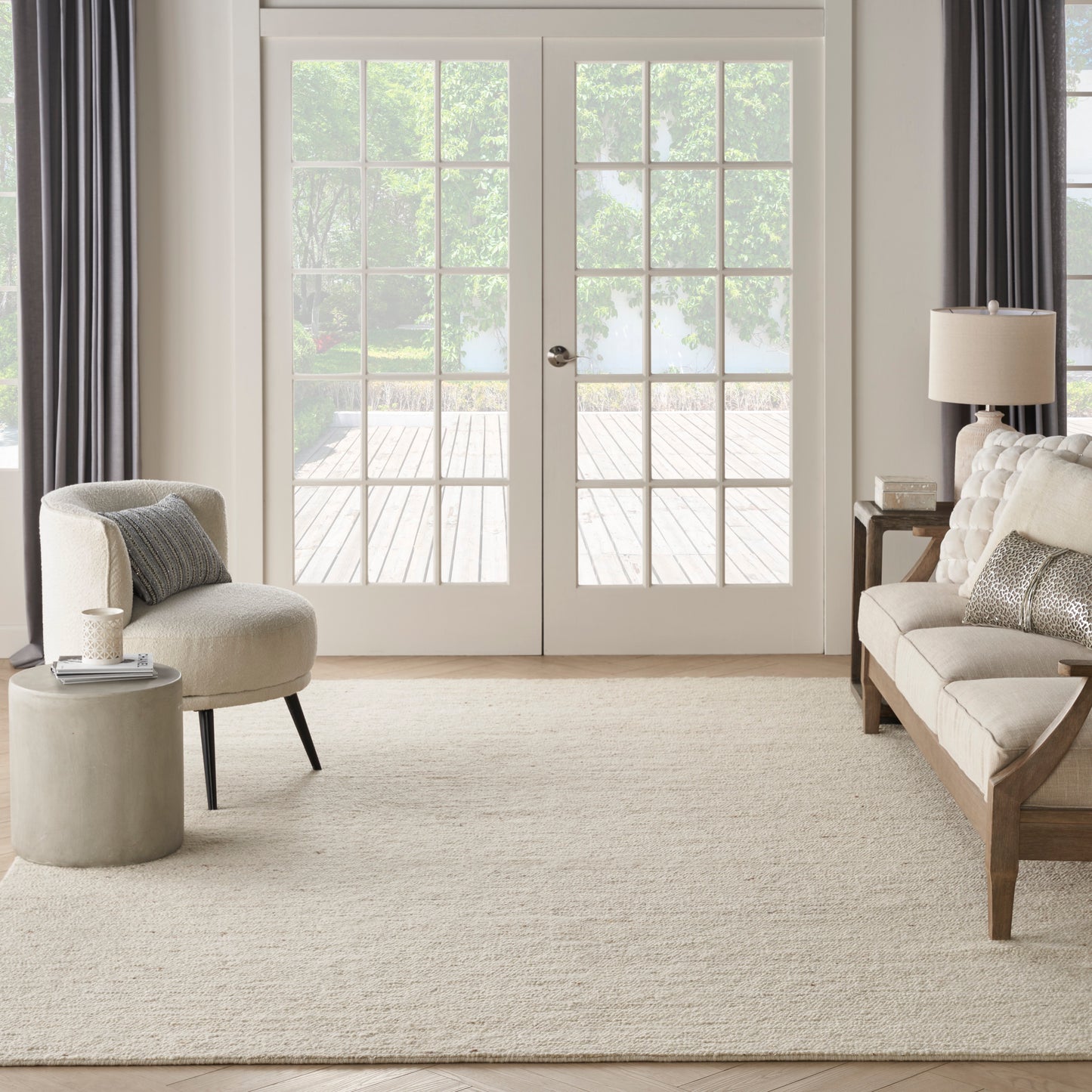 Nourison Home Alanna  Ivory  Contemporary