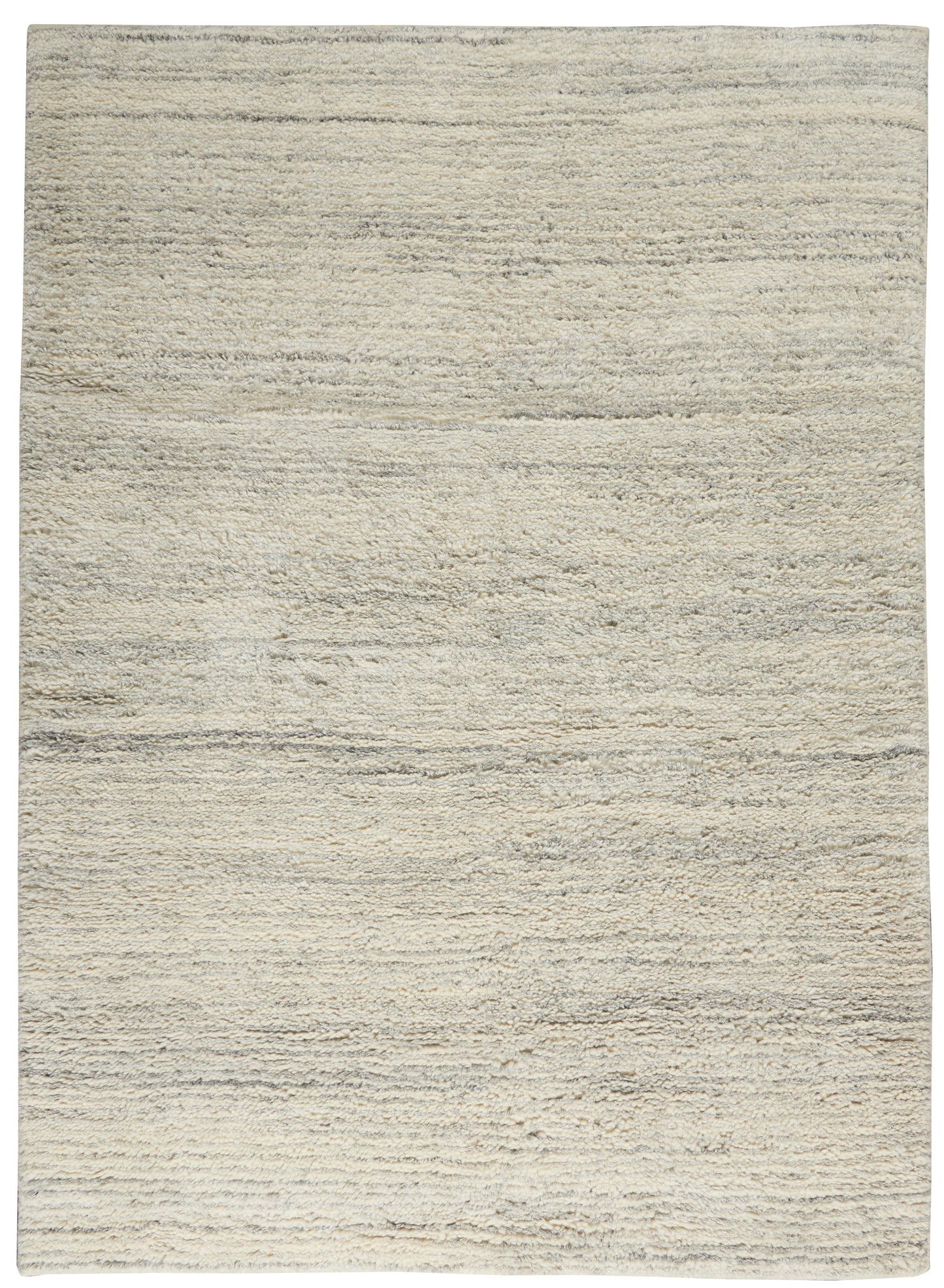 Calvin Klein Agadir CK930 Silver Contemporary Knotted Rug