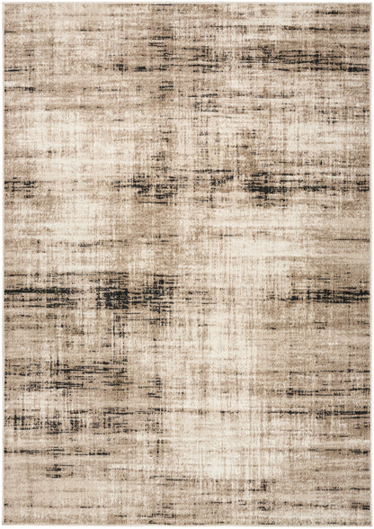 Nourison Home Washable Decor WSD08 Ivory Mocha Contemporary Loom-woven Rug