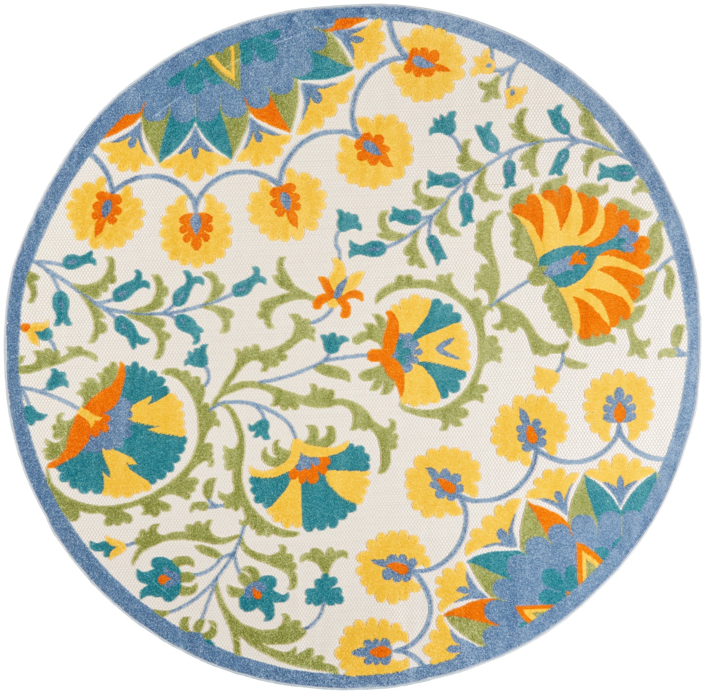 Nourison Home Aloha ALH22 Multicolor Contemporary Power-loomed Rugs