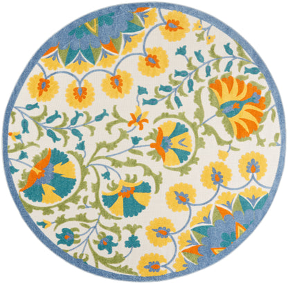 Nourison Home Aloha ALH22 Multicolor Contemporary Power-loomed Rugs