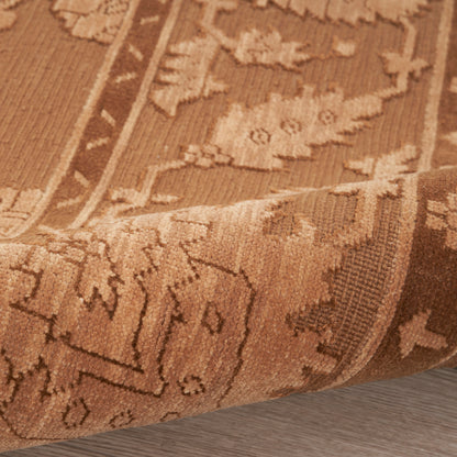 Nourison Home Silk Pointe  Brown  Traditional