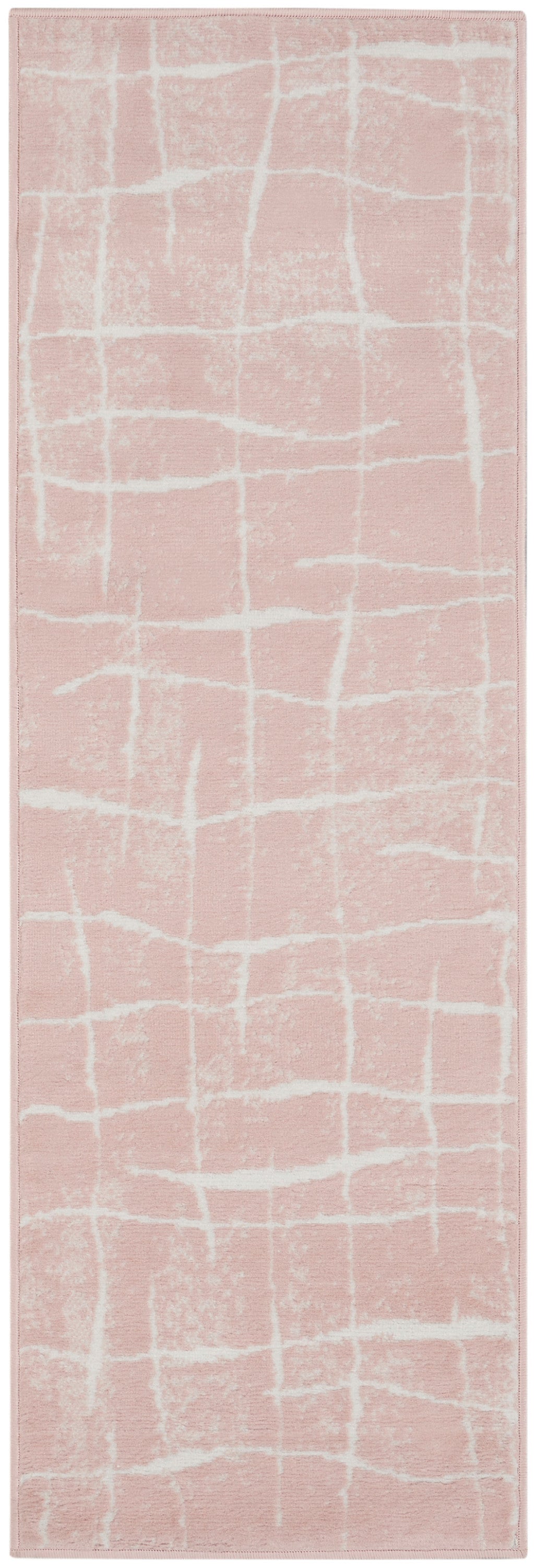 Nourison Home Whimsicle WHS09 Pink Ivory Contemporary Power-loomed Rug