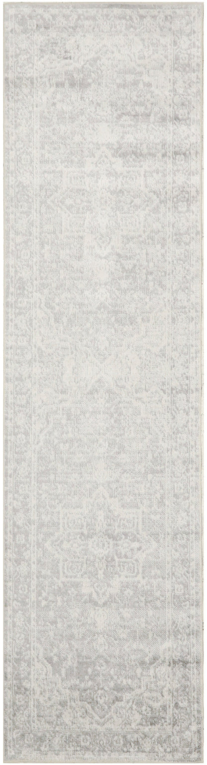 Nourison Home Astra Machine Washable ASW12 Grey Traditional Power-loomed Rug