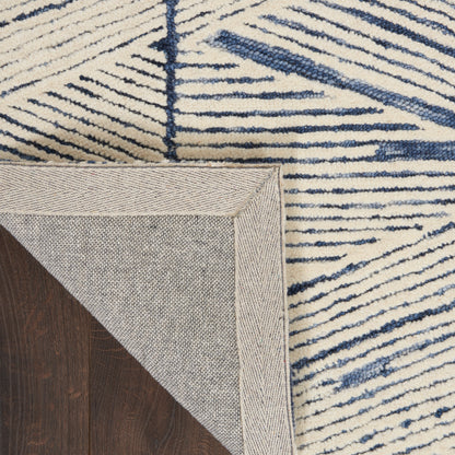 Nourison Home Colorado  White Blue  Contemporary