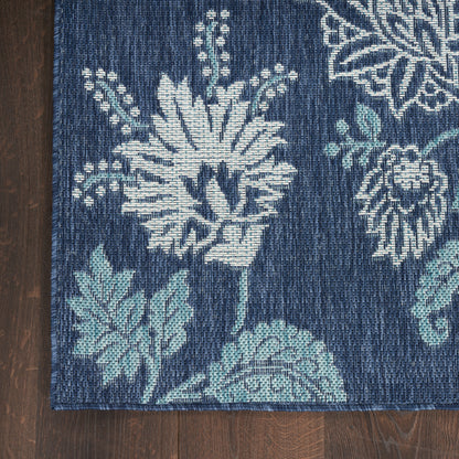 Nourison Home Garden Oasis  Navy  Contemporary