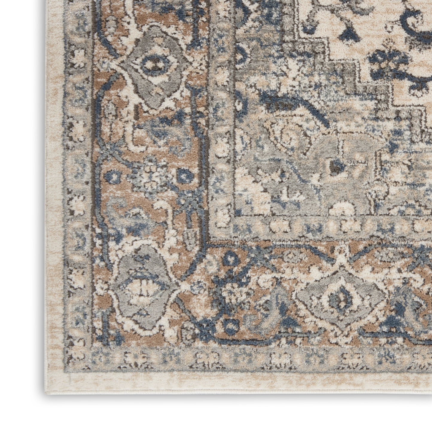 Nourison Home Quarry  Ivory Grey  Transitional
