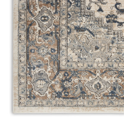 Nourison Home Quarry  Ivory Grey  Transitional