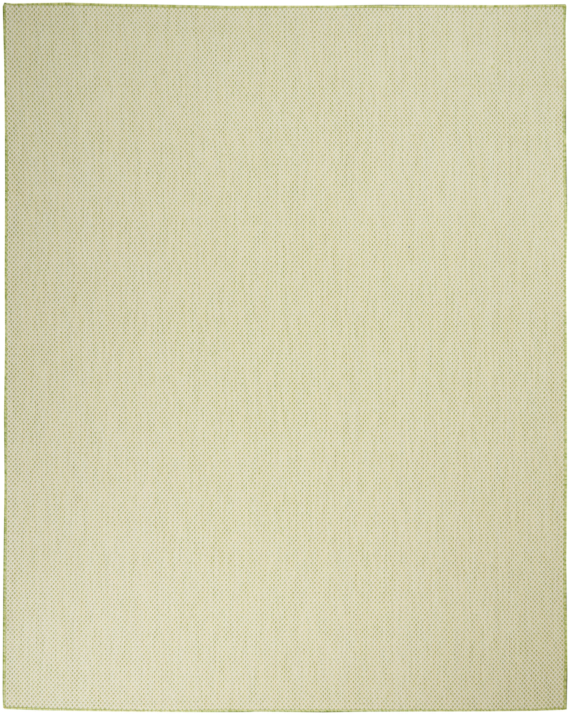 Nourison Home Courtyard  Ivory Green  Contemporary