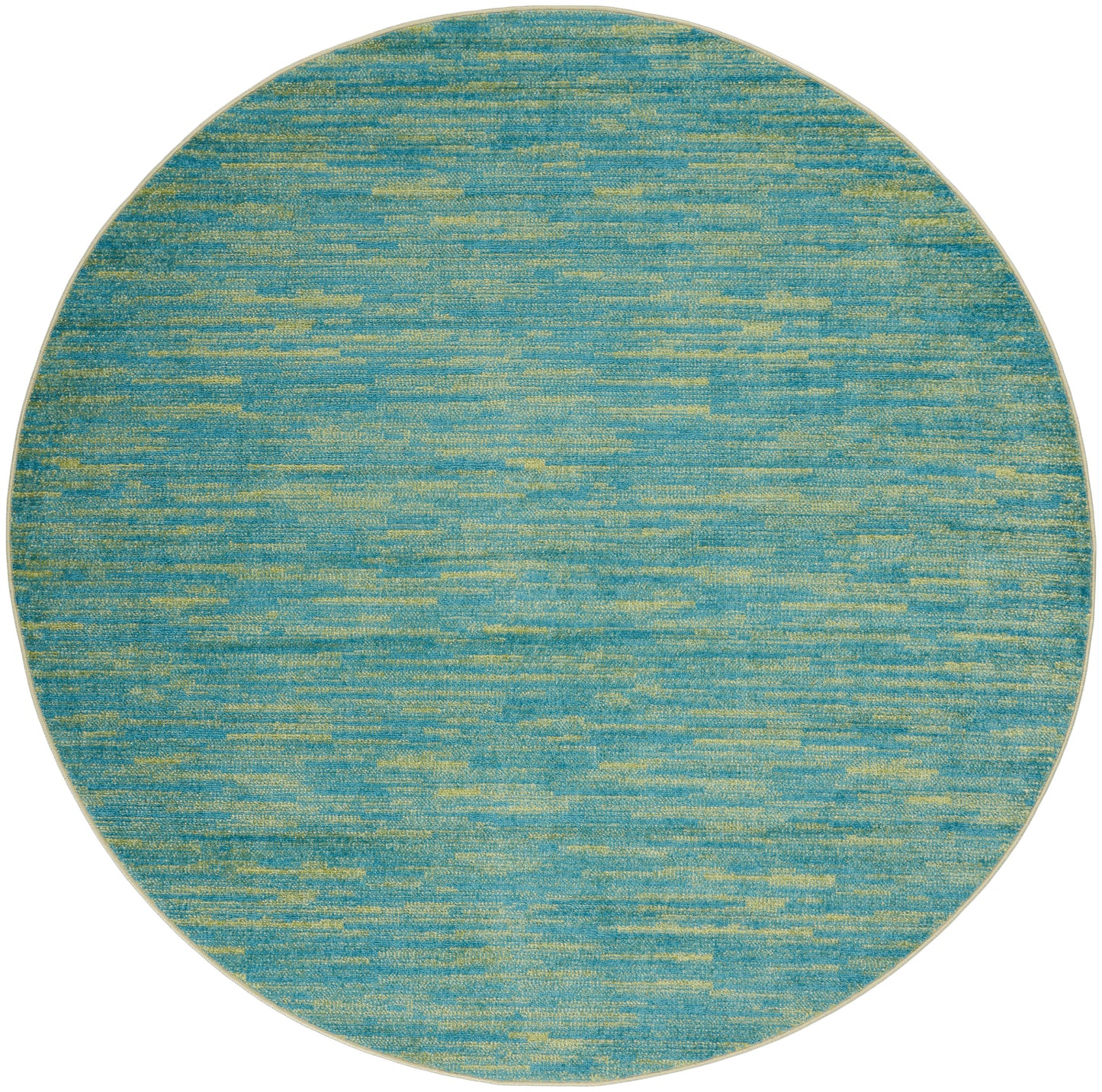 Nourison Home Nourison Essentials NRE01 Blue Green Contemporary Power-loomed Rug
