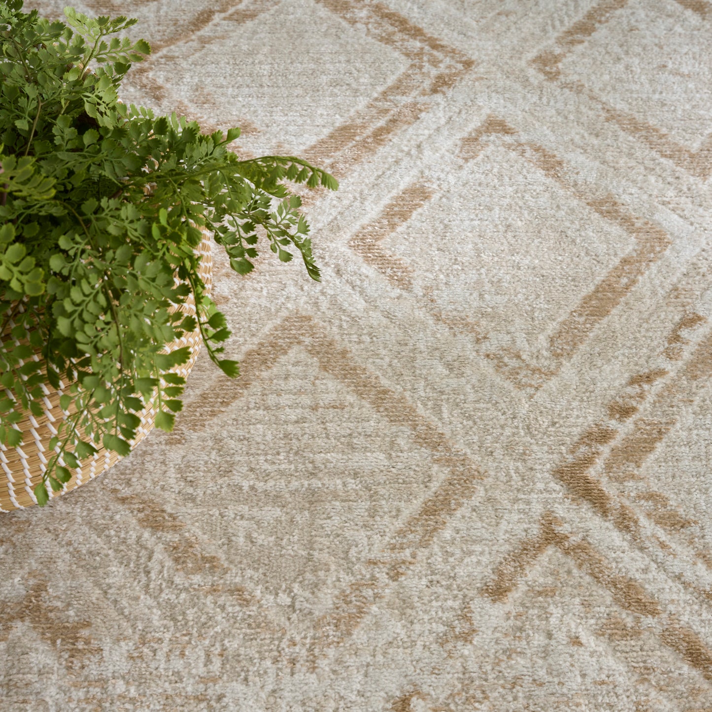 Nourison Home Dekor  Ivory Beige  Contemporary