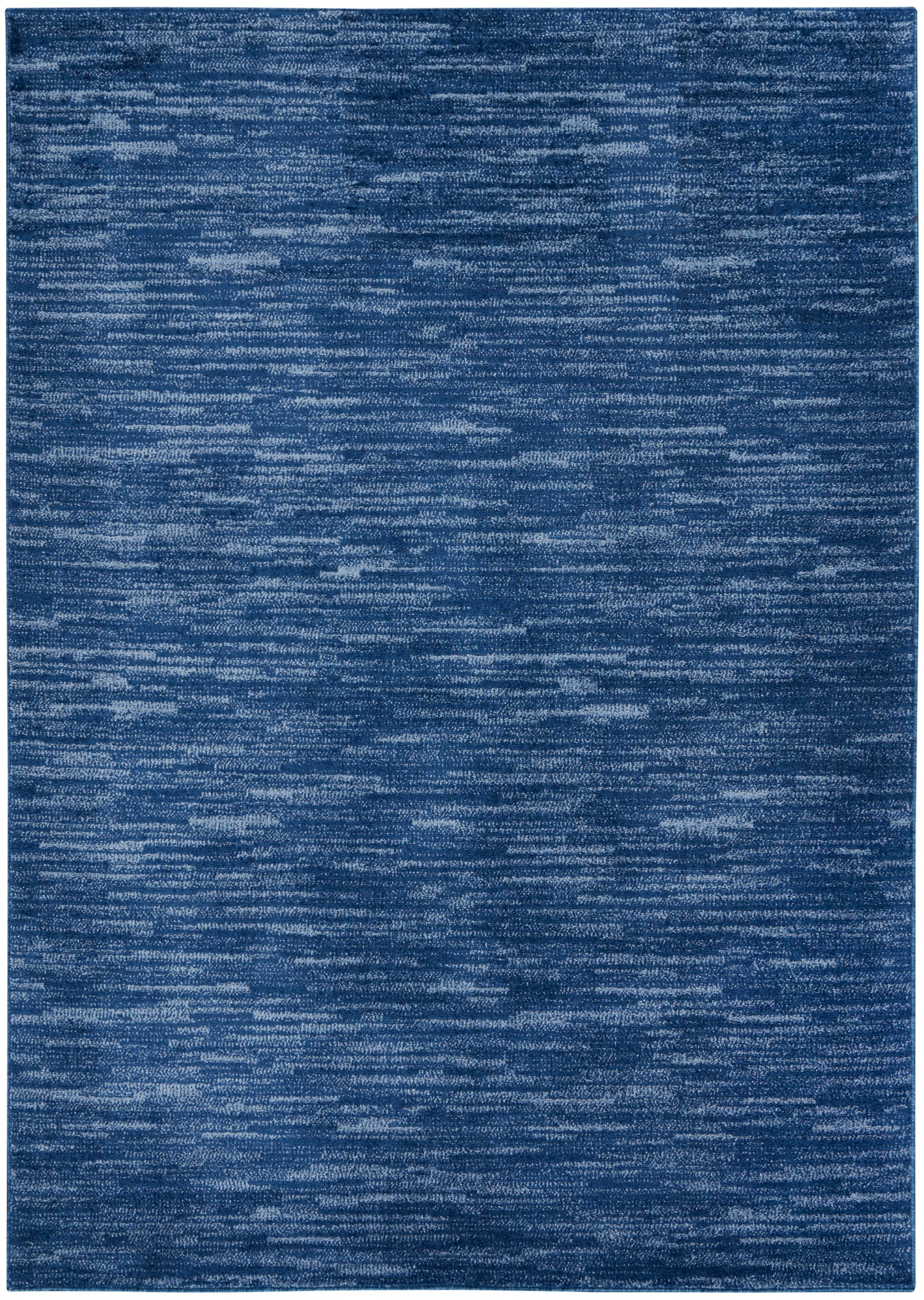 Nourison Home Nourison Essentials NRE01 Navy Blue Contemporary Power-loomed Rug