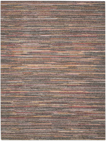 Nourison Home Plateau PAE01 Grey Flame Contemporary Knotted Rug