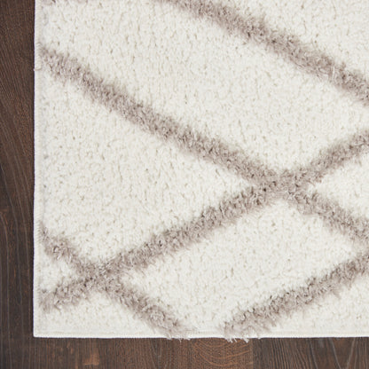 Nourison Home Feather Soft  Ivory Grey  Contemporary