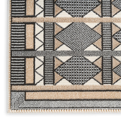 Nourison Home Nordic  Ivory Multicolor  Contemporary
