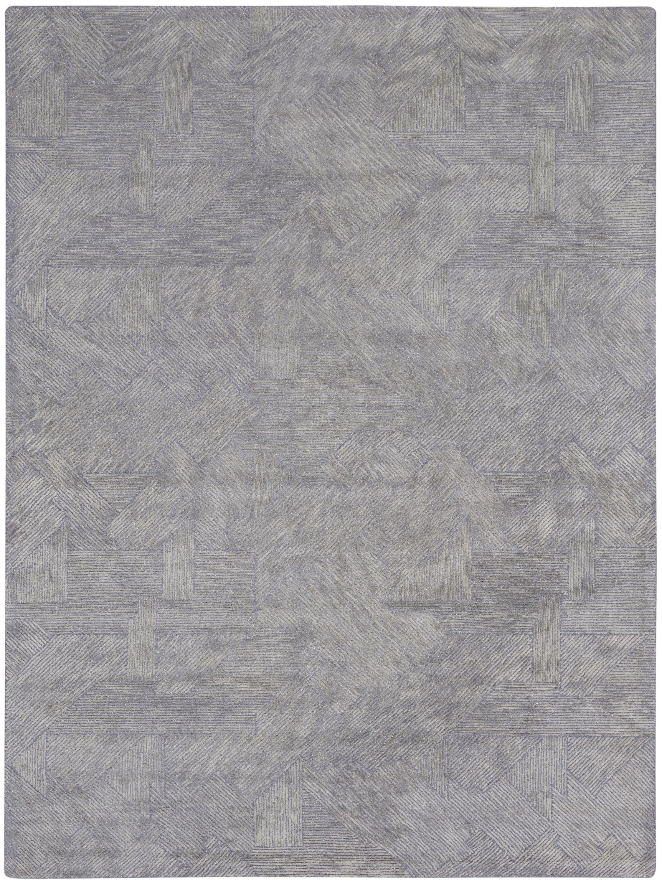 Michael Amini Ma30 Star SMR01 Slate Contemporary Hand Tufted Rug ...