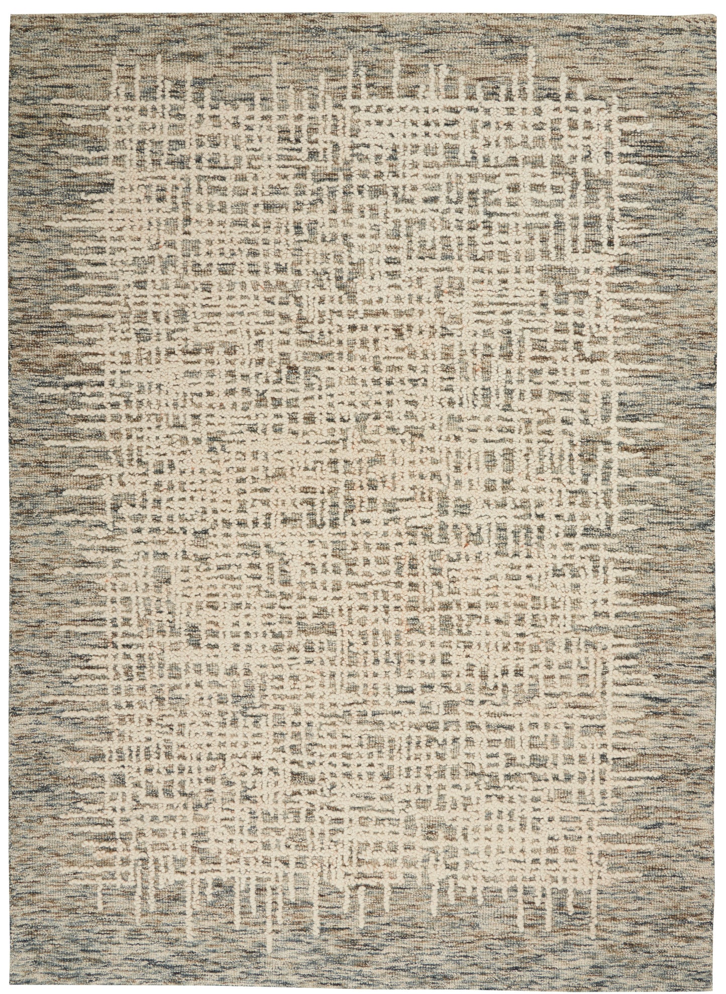 Nourison Home Colorado CLR03 Ivory Multicolor Contemporary Tufted Rug