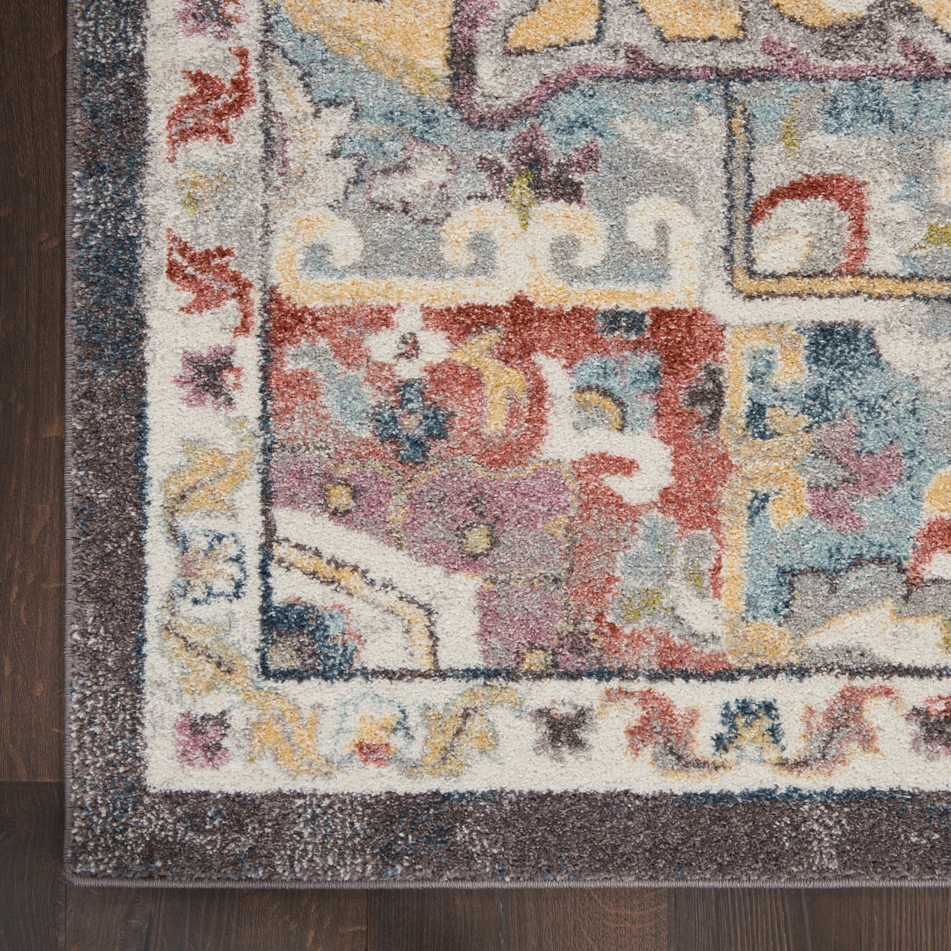 Nourison Home Soraya  Charcoal Multi  Traditional