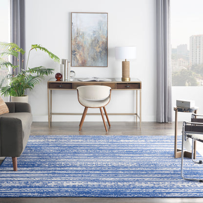 Nourison Home Whimsicle  Navy Ivory  Transitional