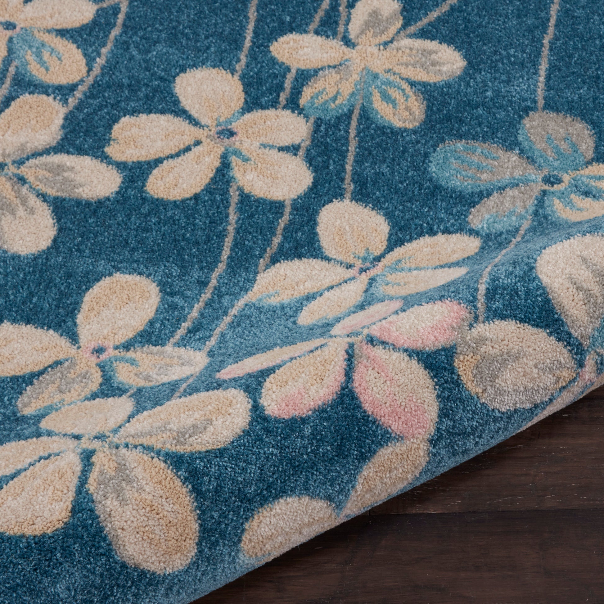 Nourison Home Tranquil  Turquoise  Contemporary