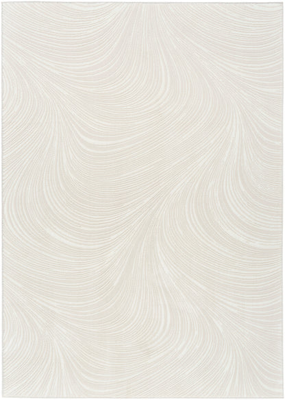 DKNY Central Park West CEP02 Ivory Contemporary Power-loomed Rug