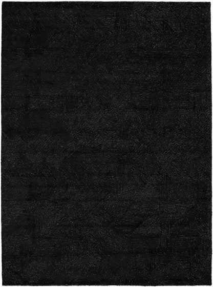 Michael Amini Ma30 Star SMR01 Black Contemporary Hand Tufted Rug