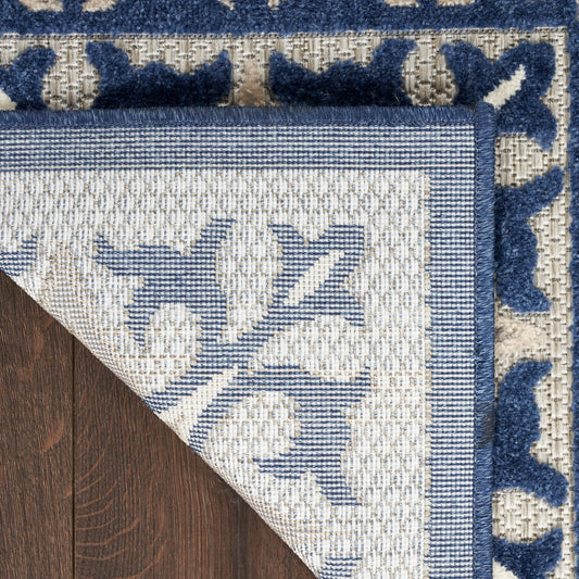 Nourison Home Aloha  Blue  Contemporary