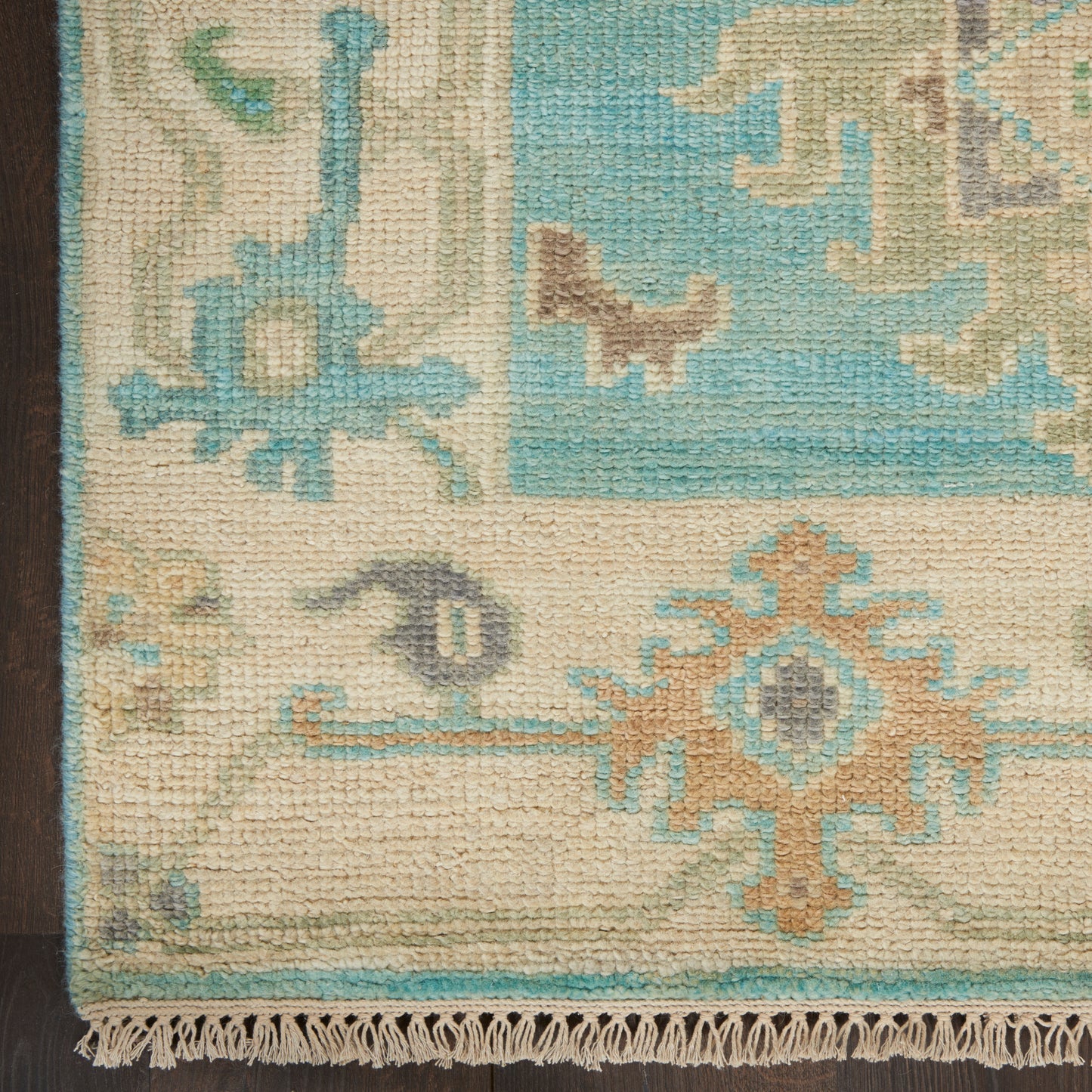 Nourison Home Odessa  Blue Multicolor  Traditional