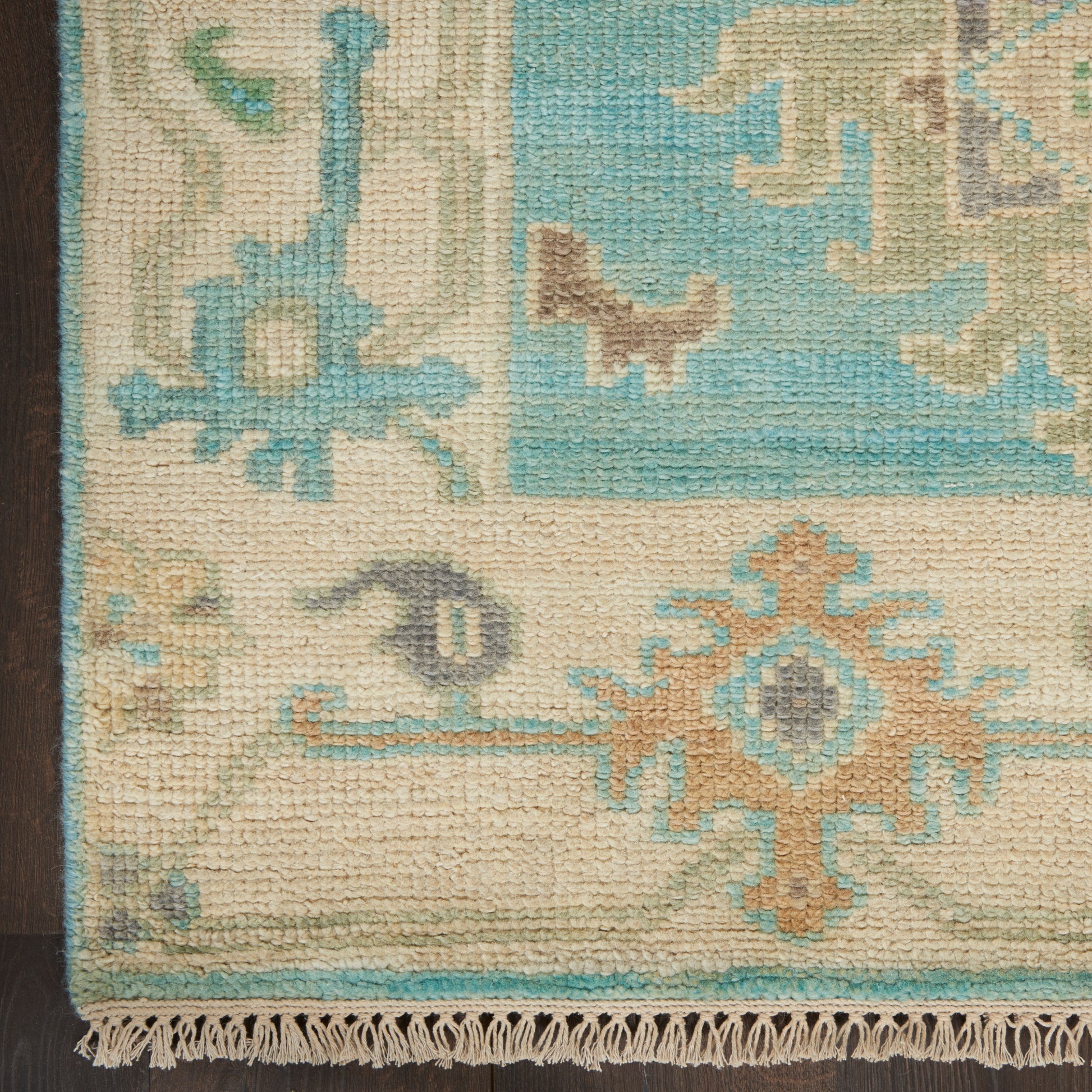 Nourison Home Odessa  Blue Multicolor  Traditional