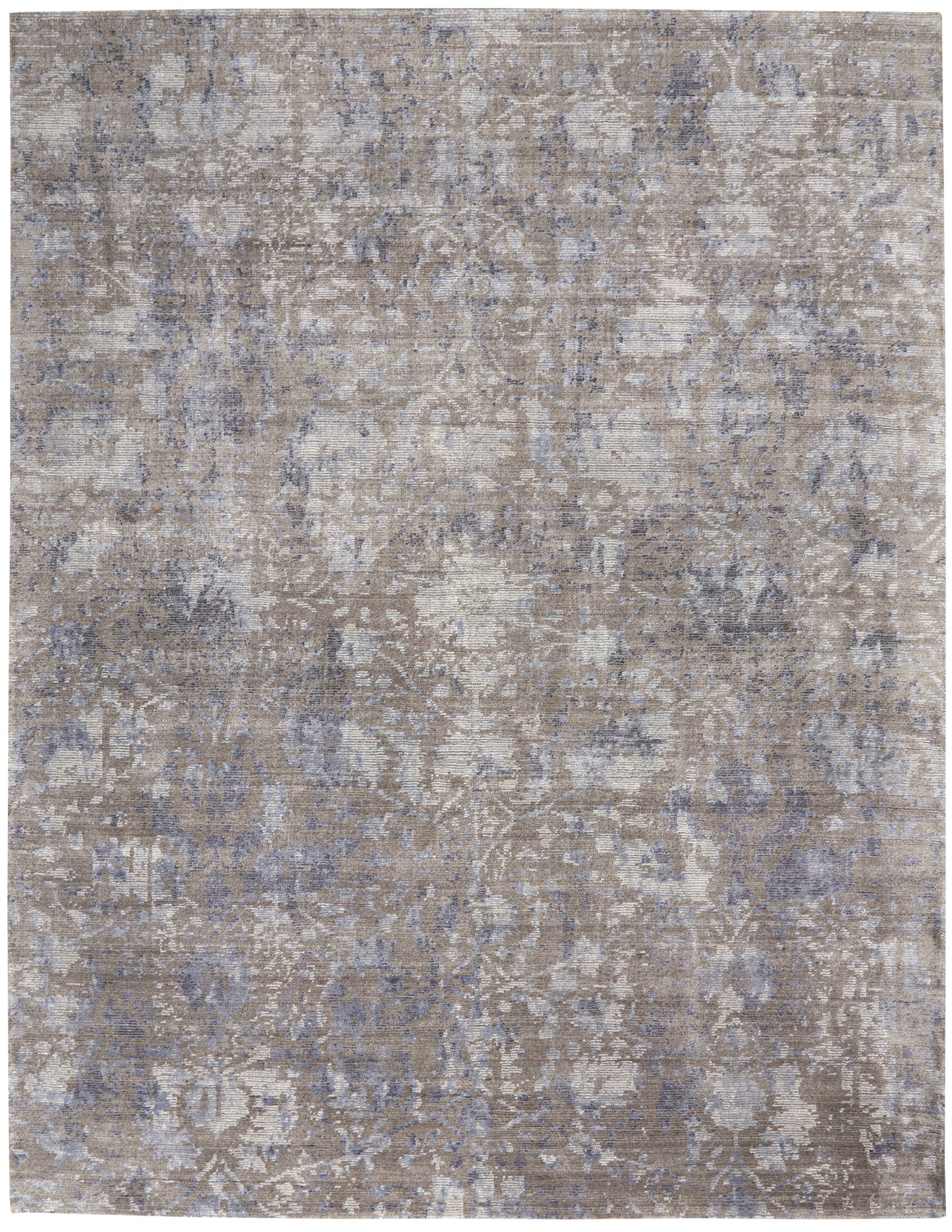 Nourison Home Lucent LCN03 Dove Transitional Knotted Rug