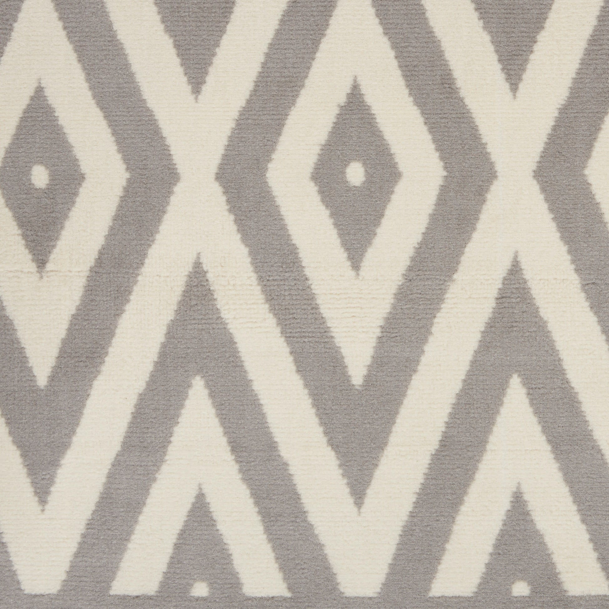 Nourison Home Grafix  White Grey  Contemporary