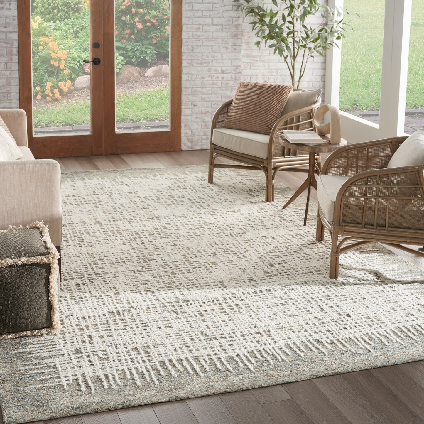 Nourison Home Colorado  Ivory Multicolor  Contemporary