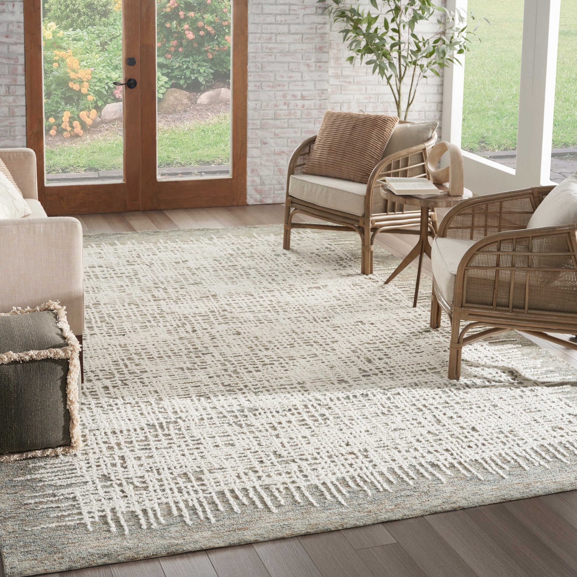 Nourison Home Colorado  Ivory Multicolor  Contemporary