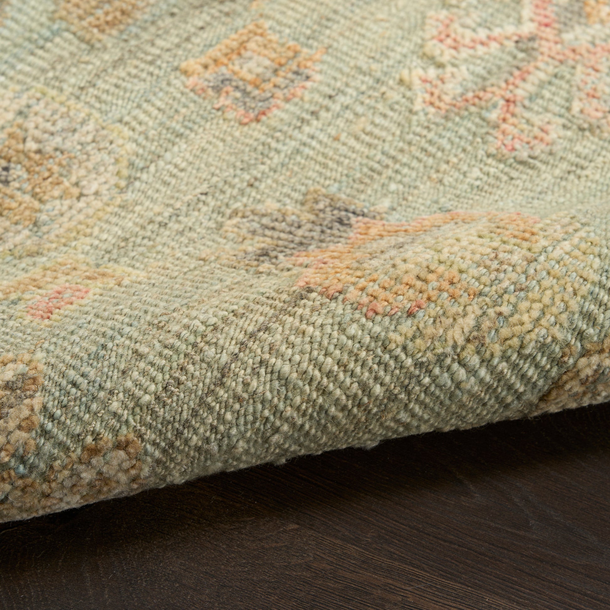 Nourison Home Heritage Vine  Light Blue  Traditional