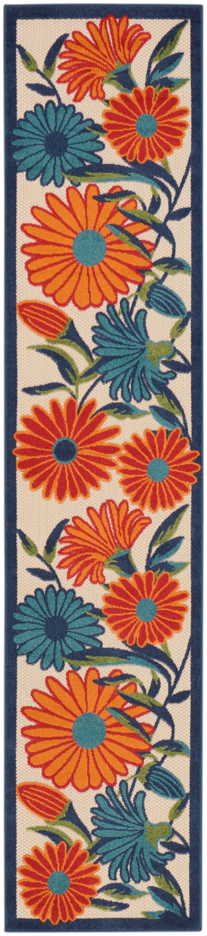 Nourison Home Aloha ALH33 Multicolor Contemporary Power-loomed Rugs